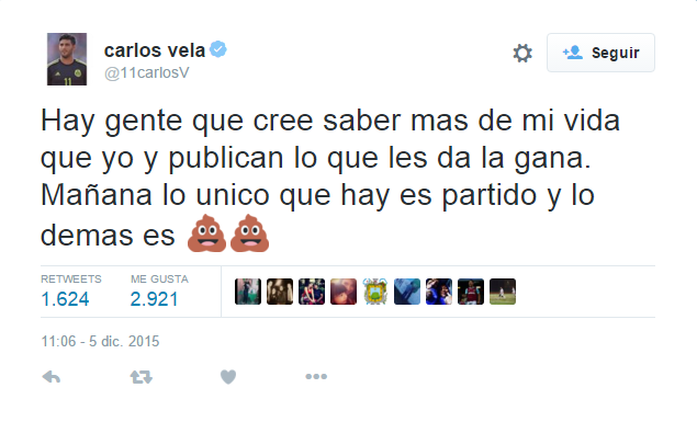 carlos vela explota en twitter