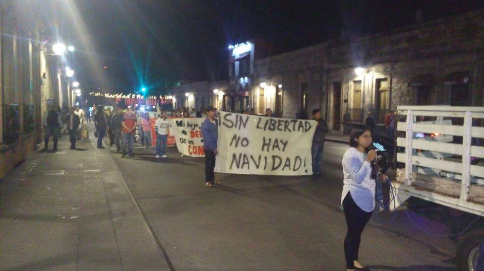 marcha cnte en el centro