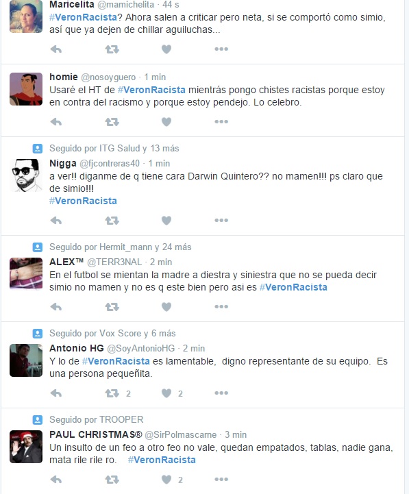 veron racista