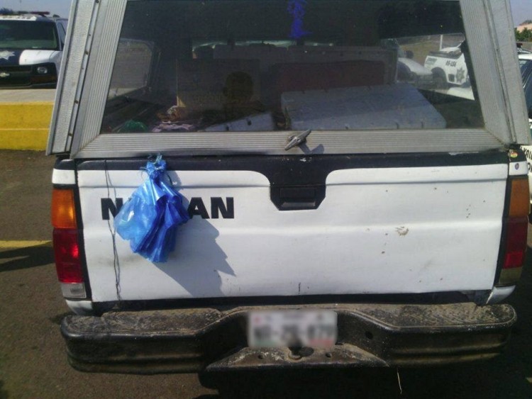 camioneta con reporte de robo