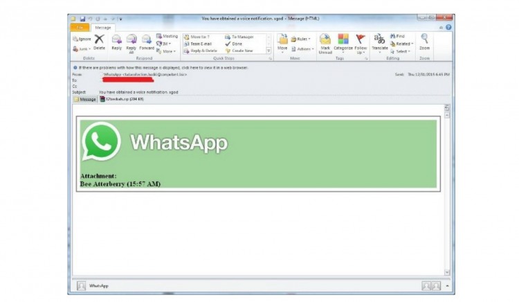 virus de whatsapp