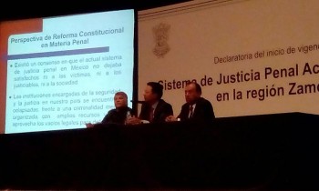 Explican Los Retos Del Nuevo Sistema de Justicia Penal En Zamora
