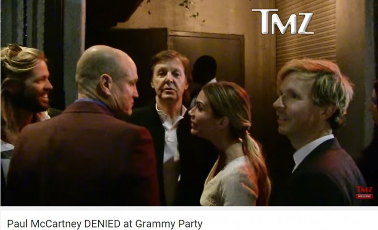 #Video Paul McCartney Y A Beck No Les Permitieron Entrar Al After Party Del Grammy
