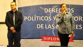 PAN-Michoacan-Jose-Manuel-Hinojosa-Perez-y-Gerardina-Vázquez-Vaca,-titular-de-Promoción-Política-de-la-Mujer