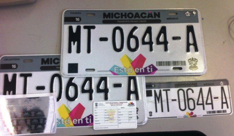 refrendo pago de placas