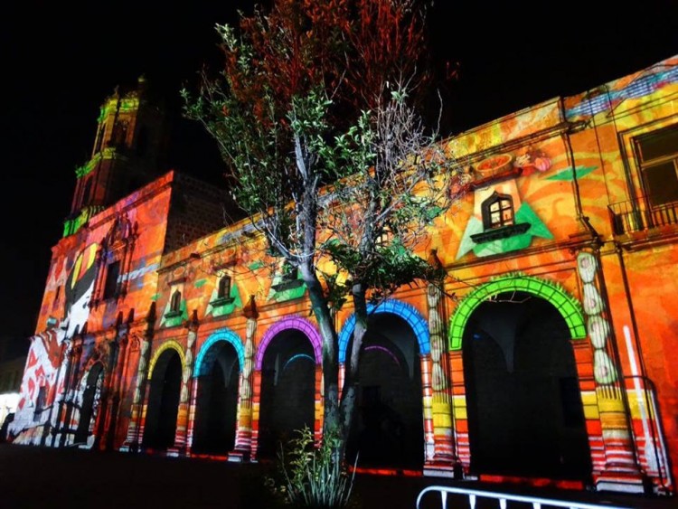 video mapping morelia