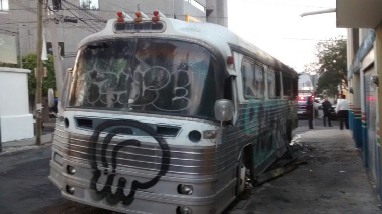 camion quemado morelia