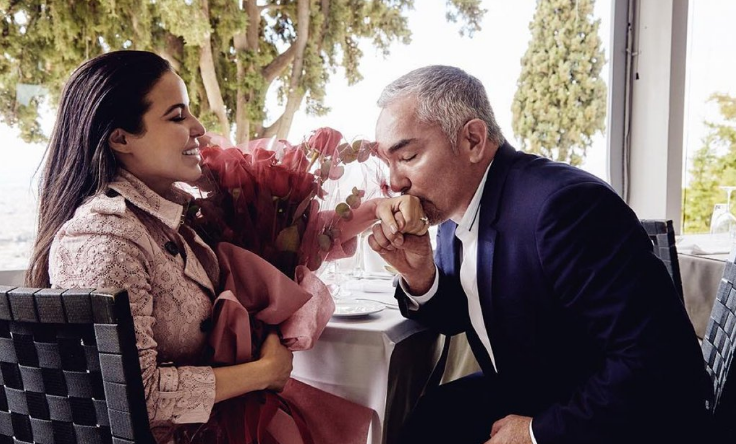 cesar millan se compromete con Jahira Dar