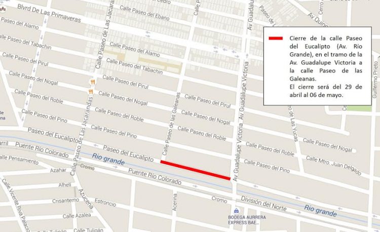 cierre de calles ooapas