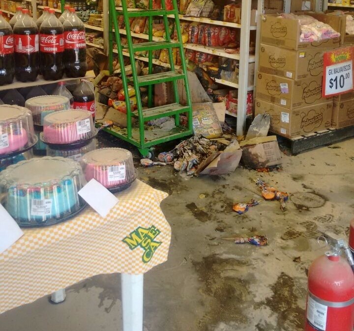 Incendio bodega Aurrerá Zamora