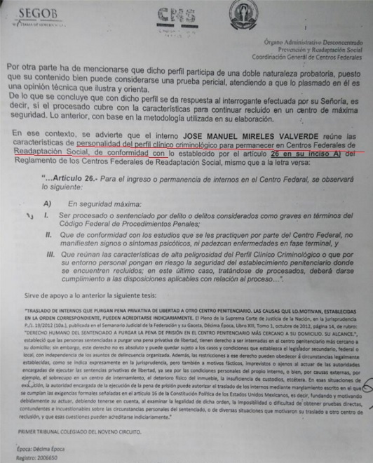 mireles negativa federación