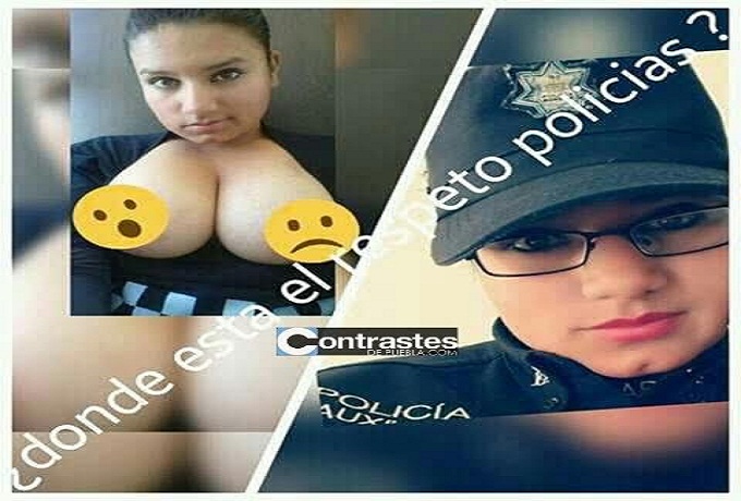 policia auxiliar de puebla en topless