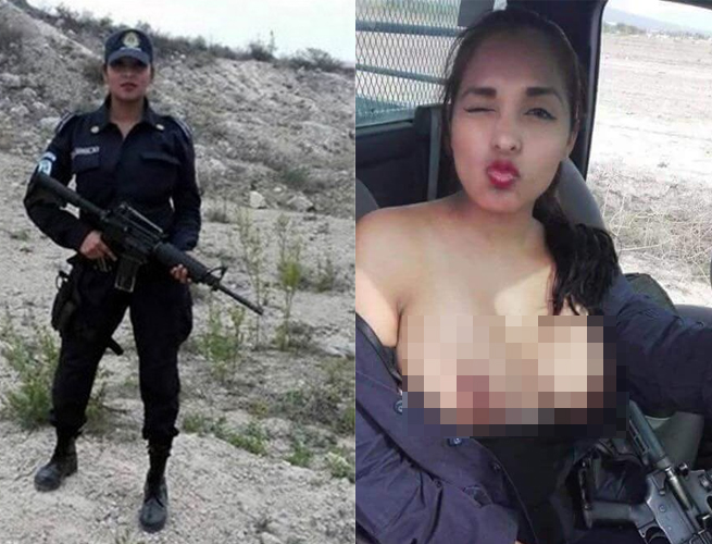 policia nuevo leon suspendida selfie