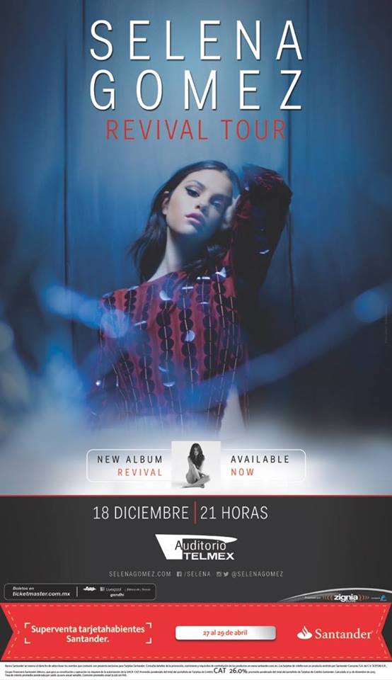 selena gomez gira mexico