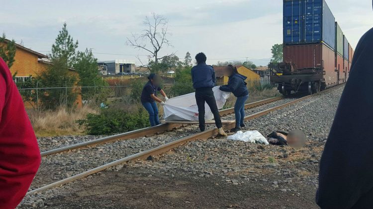 Morelia Muerto Por tren