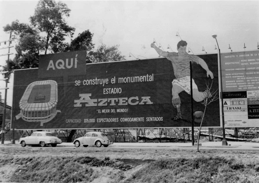 estadio azteca inauguración