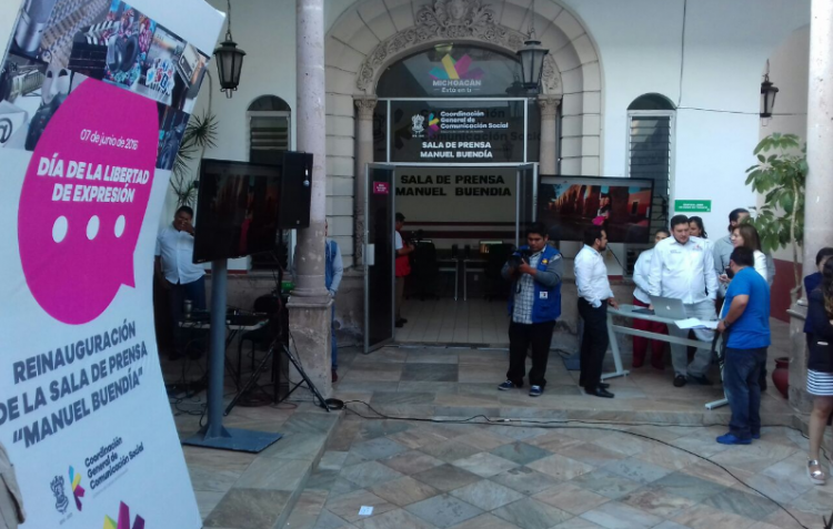 Día de la Libertad de Expresión-sala de Prensa Manuel Buendía