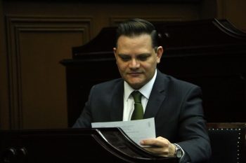 El diputado del PAN, Héctor Gómez Trujillo