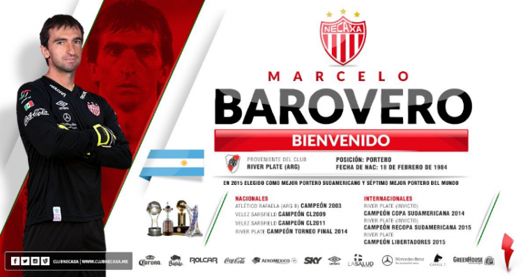 Marcelo Barovero-Rayos del Necaxa