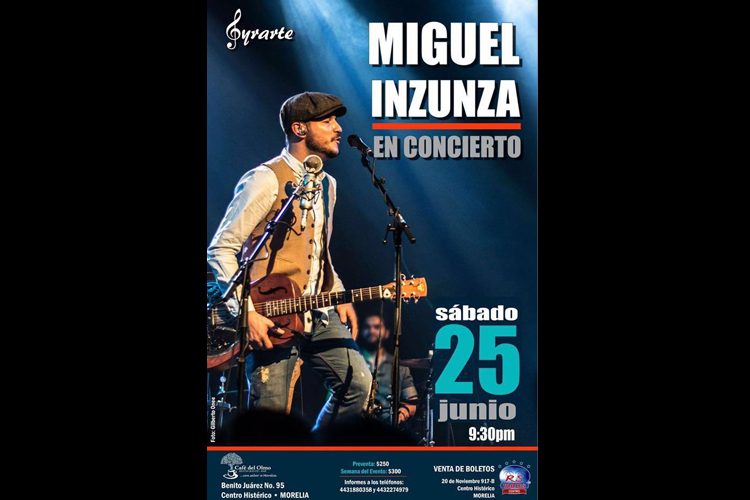 #Morelia-El-Cantautor-Mexicano-Miguel-Inzunza-En-Concierto-1