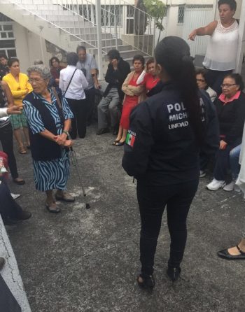 Unidad De La Policía Michoacán Se Acerca A La Ciudadanía