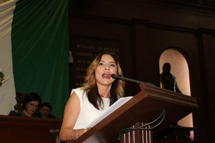 La diputada Pedraza / ESPECIAL