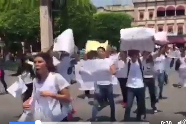 estudiantes manifestación