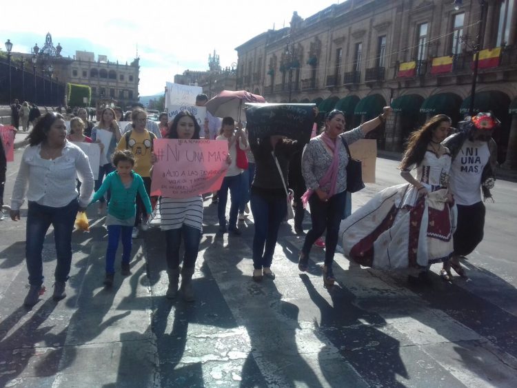 feminicidio manifestacion centro de morelia