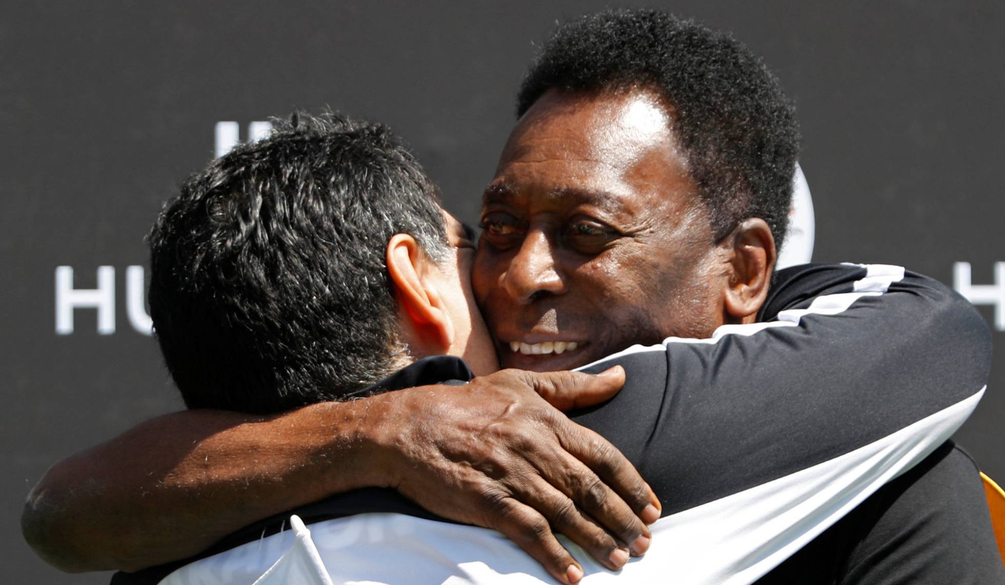 maradona y pelé