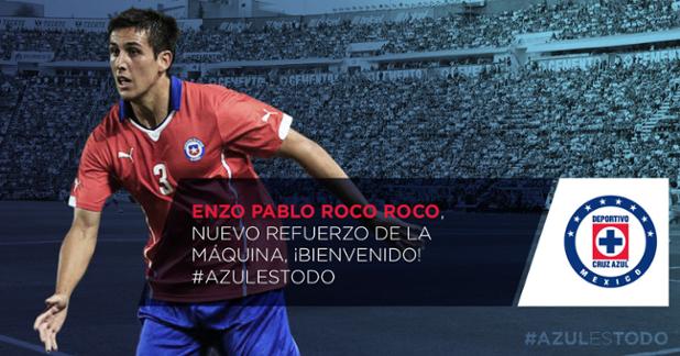 Enzo Pablo Roco-refuerzo de cruz azul