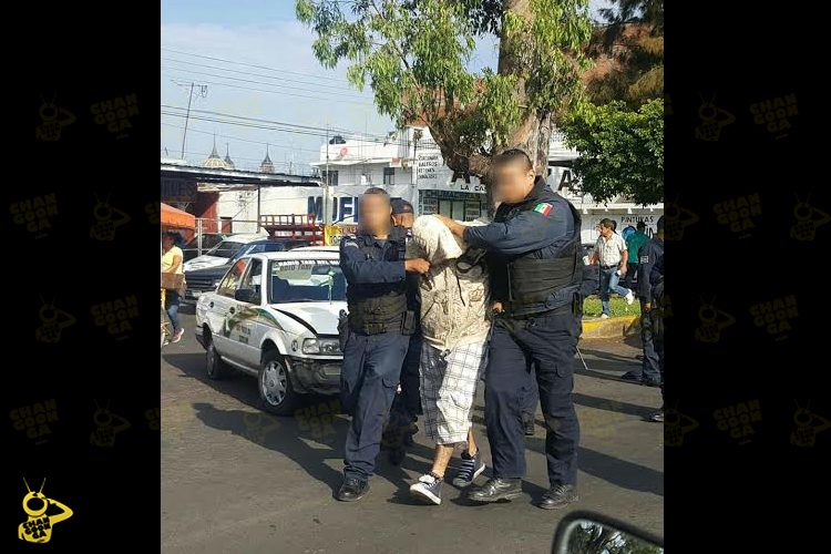 Robó-un-taxi-frente-la-Fiscalía-de-Zamora,-choca-contra-varios-vehículos-y-es-detenido-1