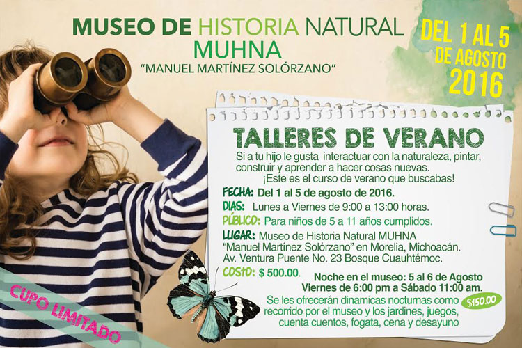 Talleres-de-Verano-Museo-de-Historia-UMSNH