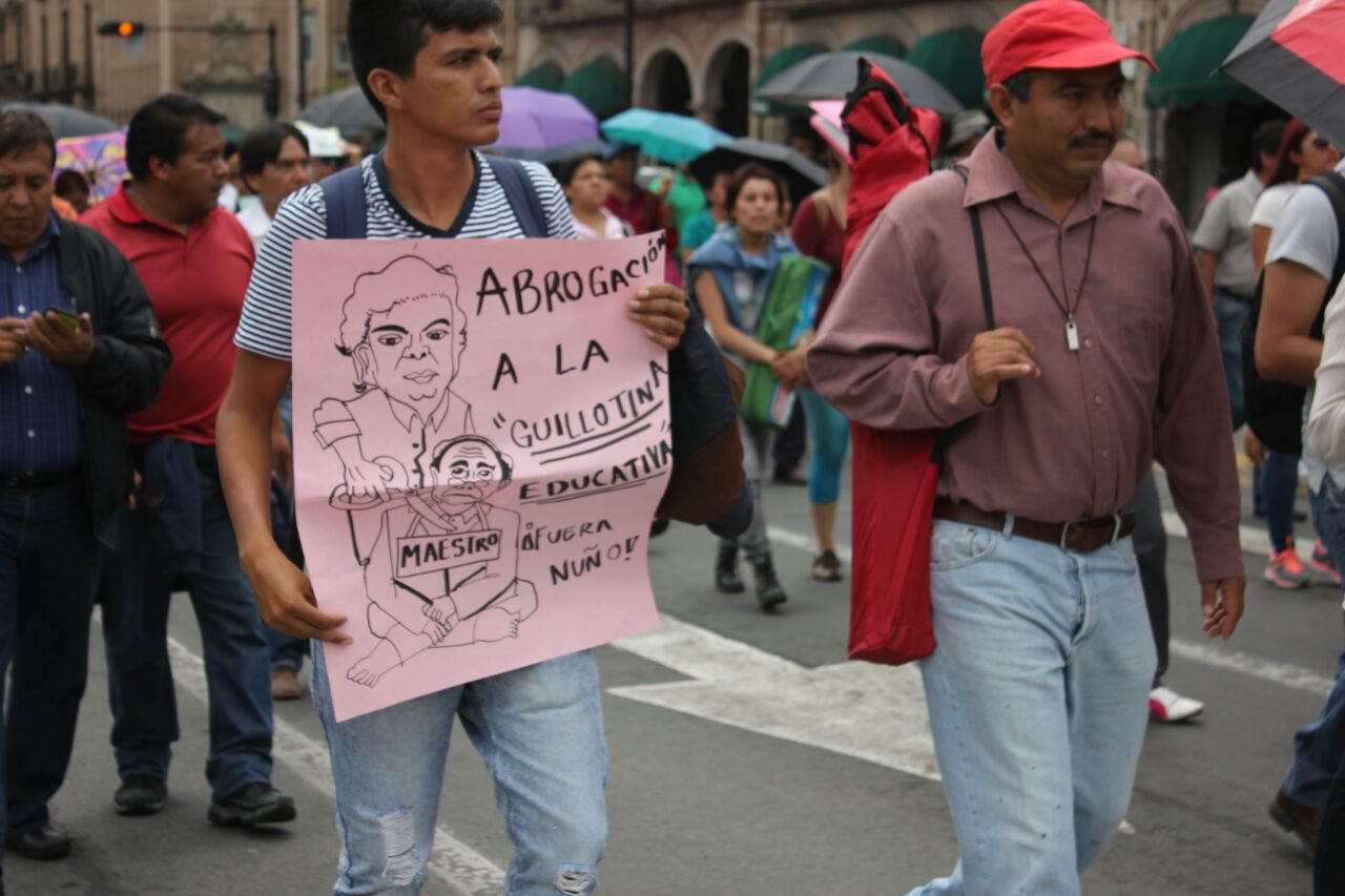 cnte manifestación centro 1
