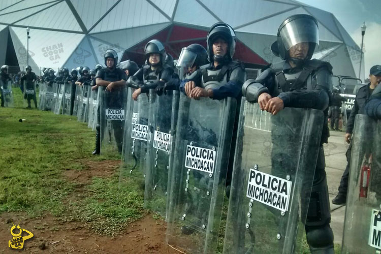 granaderos-GOE-resguardo-Bicentenario