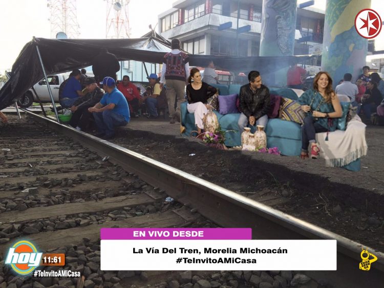 Desde un típico bloqueo a las vías del tren