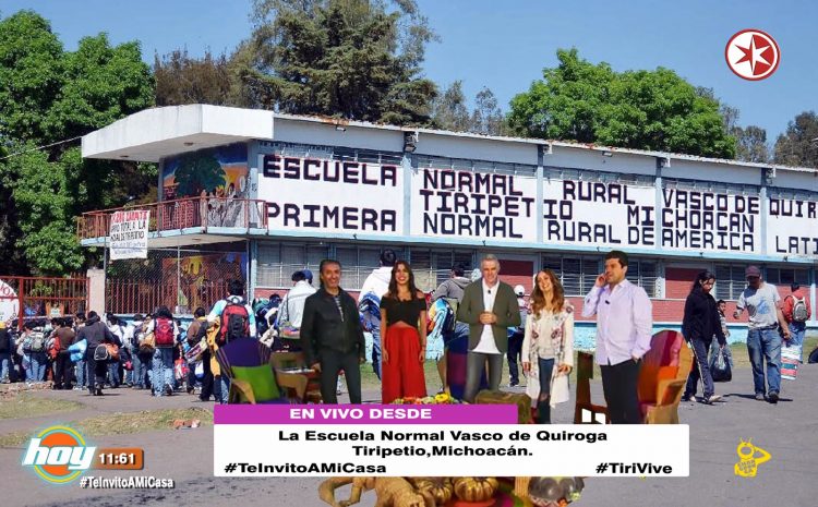 En la primera Escuela Normal Rural de Latinoamérica, la "Vasco de Quiroga" en Tiripetío