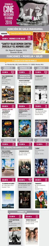 imcine morelia semana
