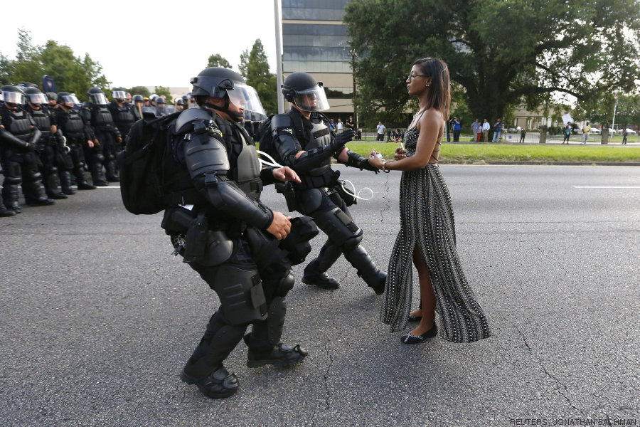 mujer negra protestas estados unidos