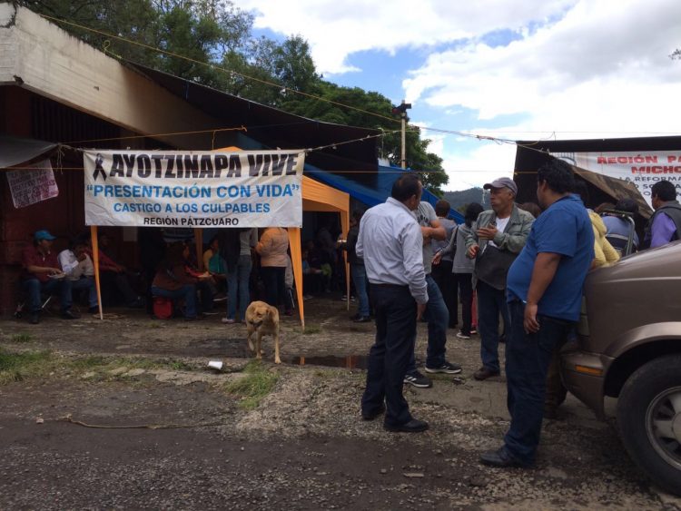 snte Pátzcuaro manifestación 1