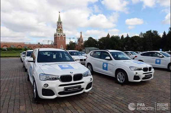 BMW X6-atletas rusos vladimir putin