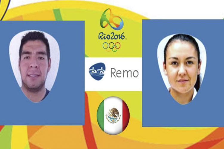 Juan-Carlos-Cabrera-y-Kenia-Lechuga-remo-#Rio2016