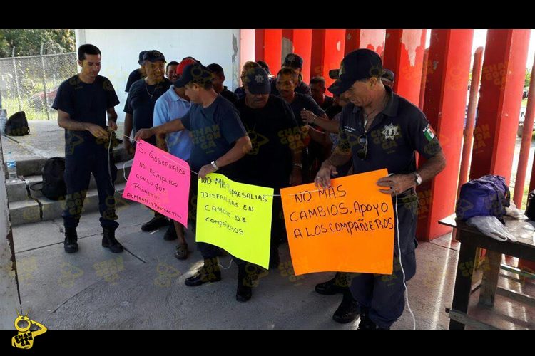 Protestan-custodios-del-Cereso-de-LC