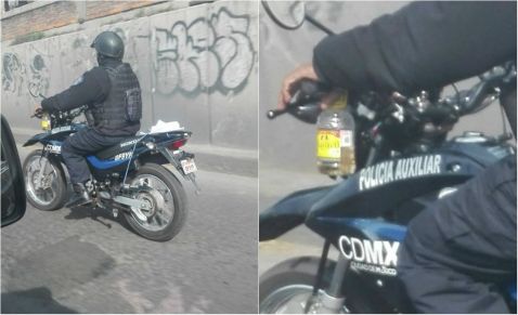policía con tonayan