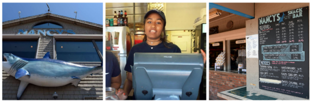 sasha obama trabajando como mesera