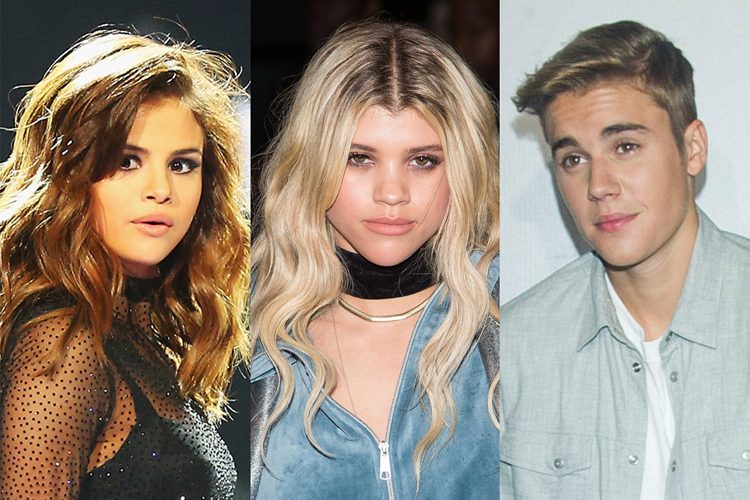 justin-bieber-sofia-richie-y-selena-gomez