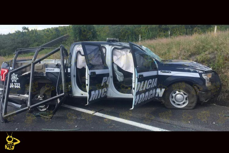 tras-volcar-una-patrulla-tres-polis-heridos-en-la-autopista-de-occidente