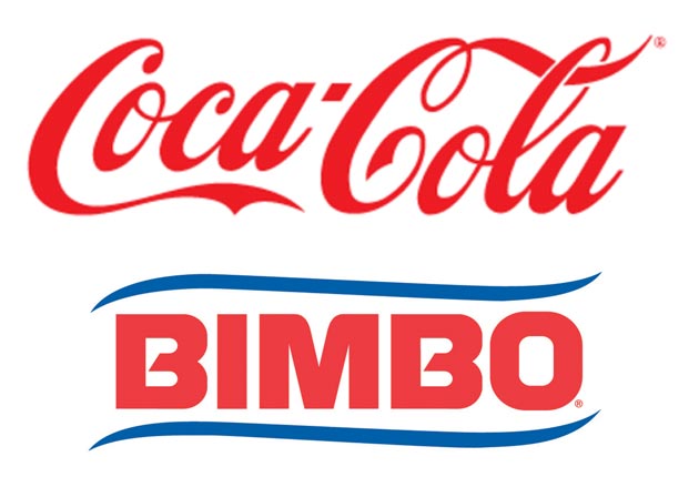 bimbo coca cola logos