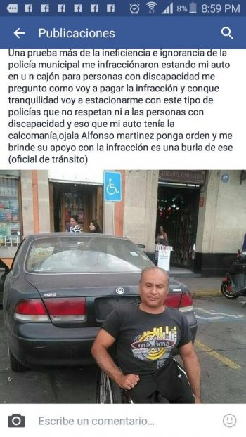 denuncia ciudadana-multa discapacidad