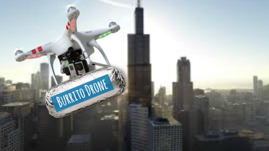 drones entregaran burritos