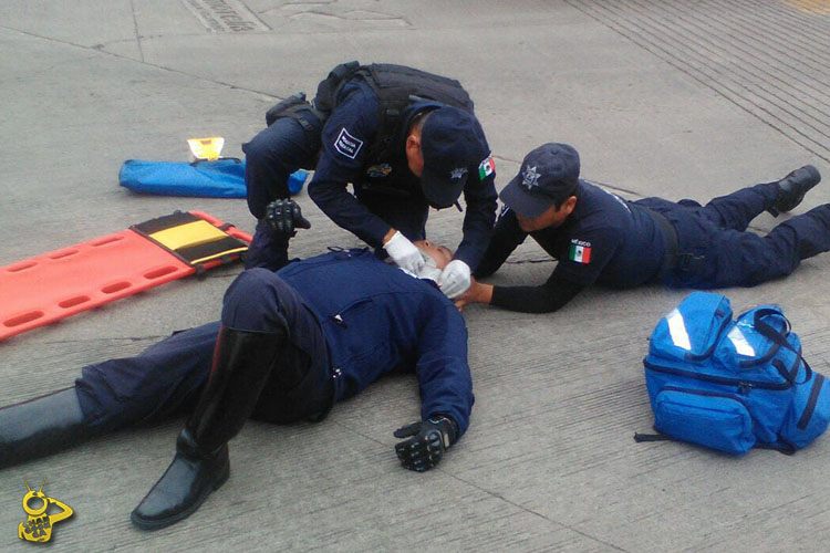 policía herido 1